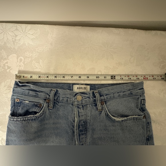 Agolde Mid-Rise Relaxed Bootcut Jeans Size 27 - Picture 7 of 10